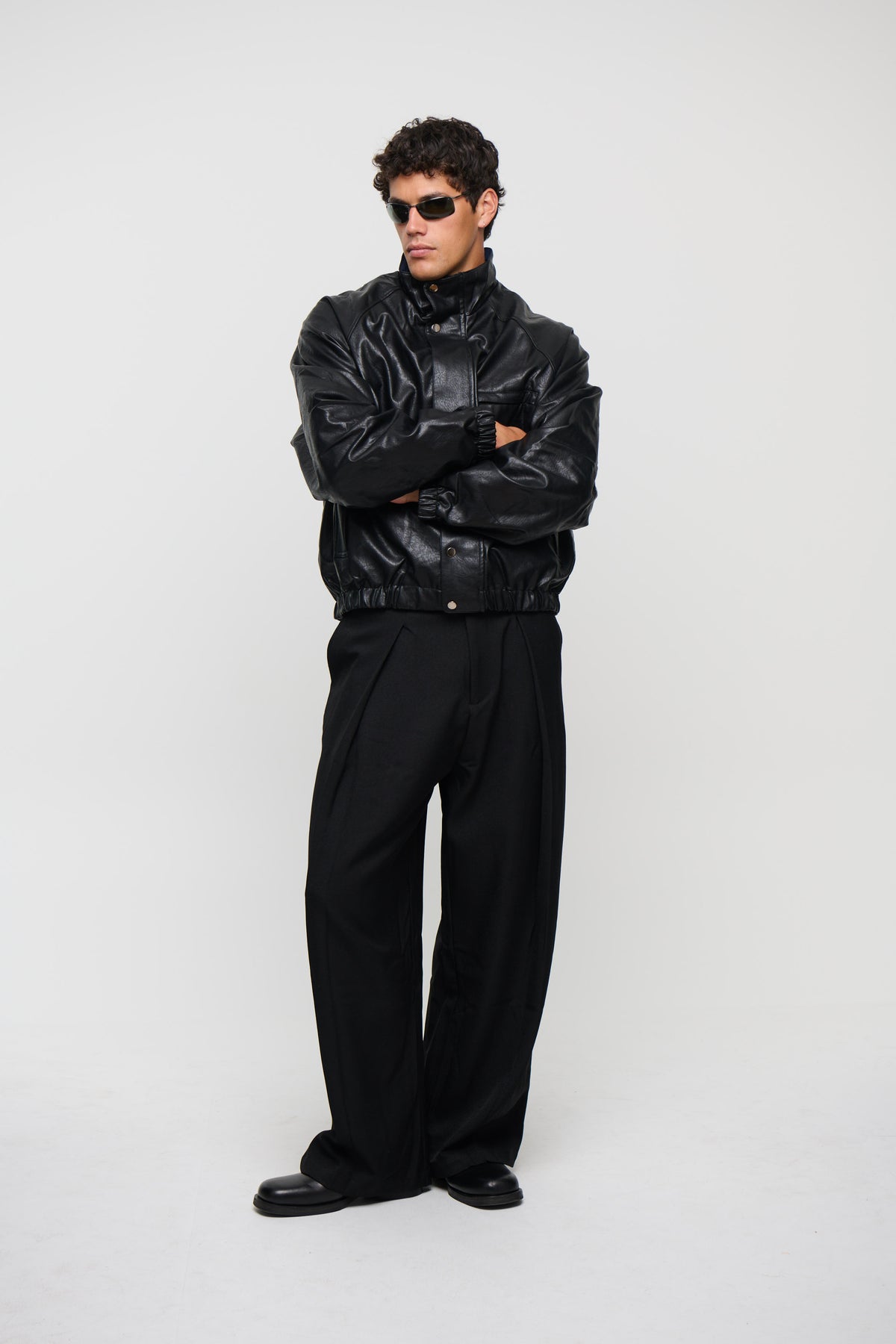Reversible Vintage Bomber Black