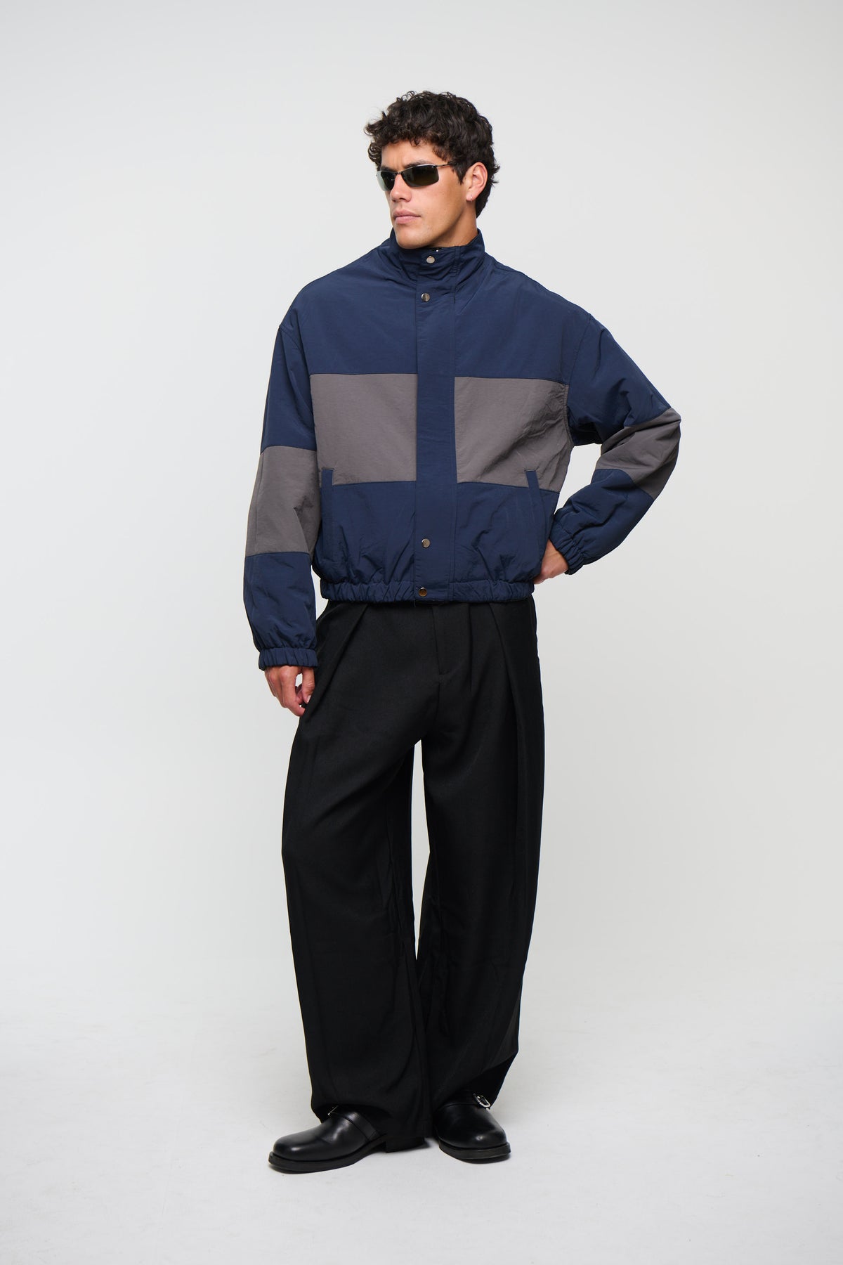 Reversible Vintage Bomber Black