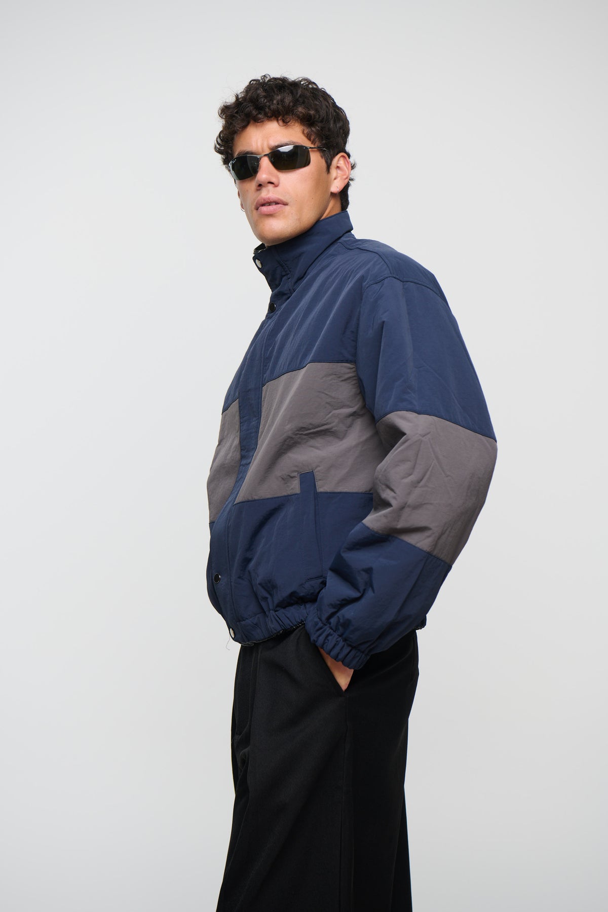 Reversible Vintage Bomber Black