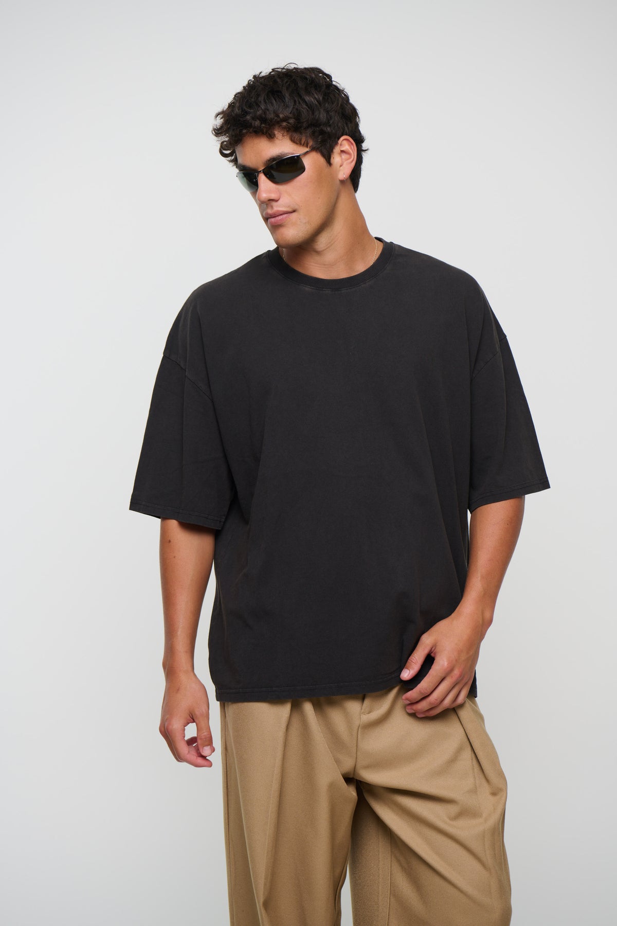 Jordan Crop Tee Acid Black