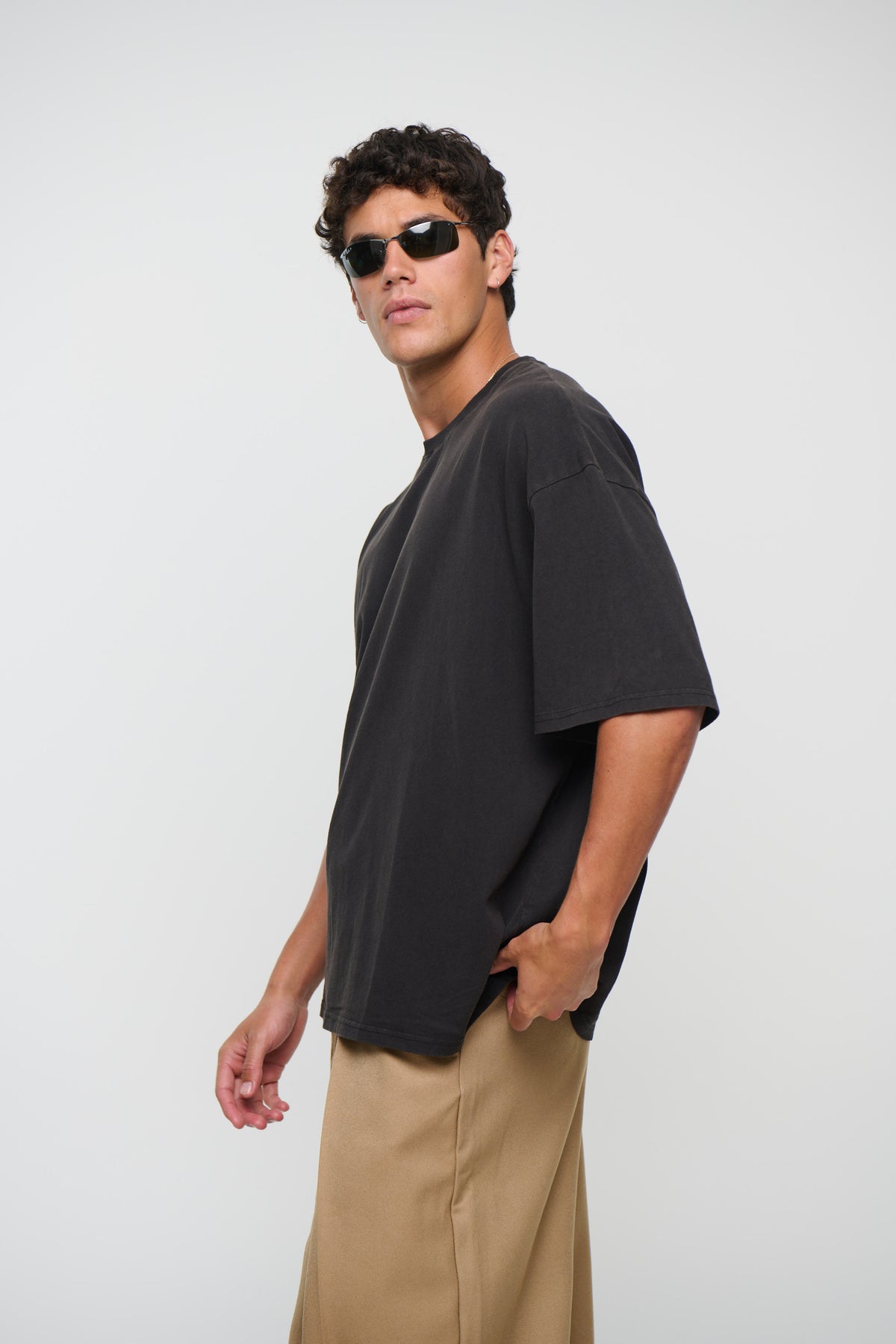 Jordan Crop Tee Acid Black