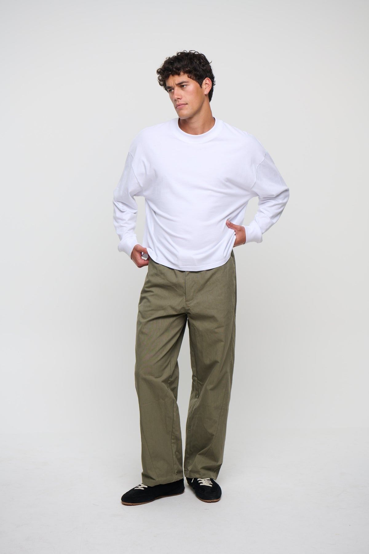 Porter Slouch Pant Khaki