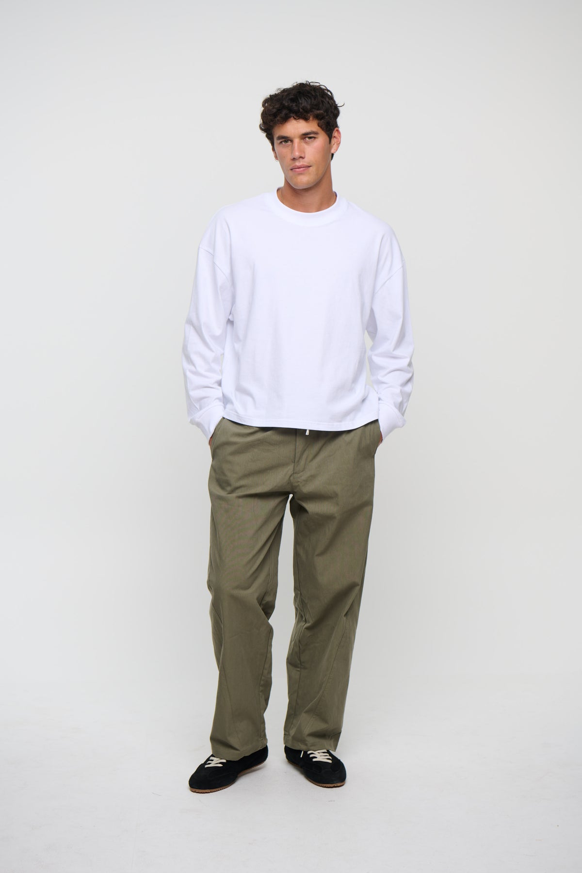 Porter Slouch Pant Khaki