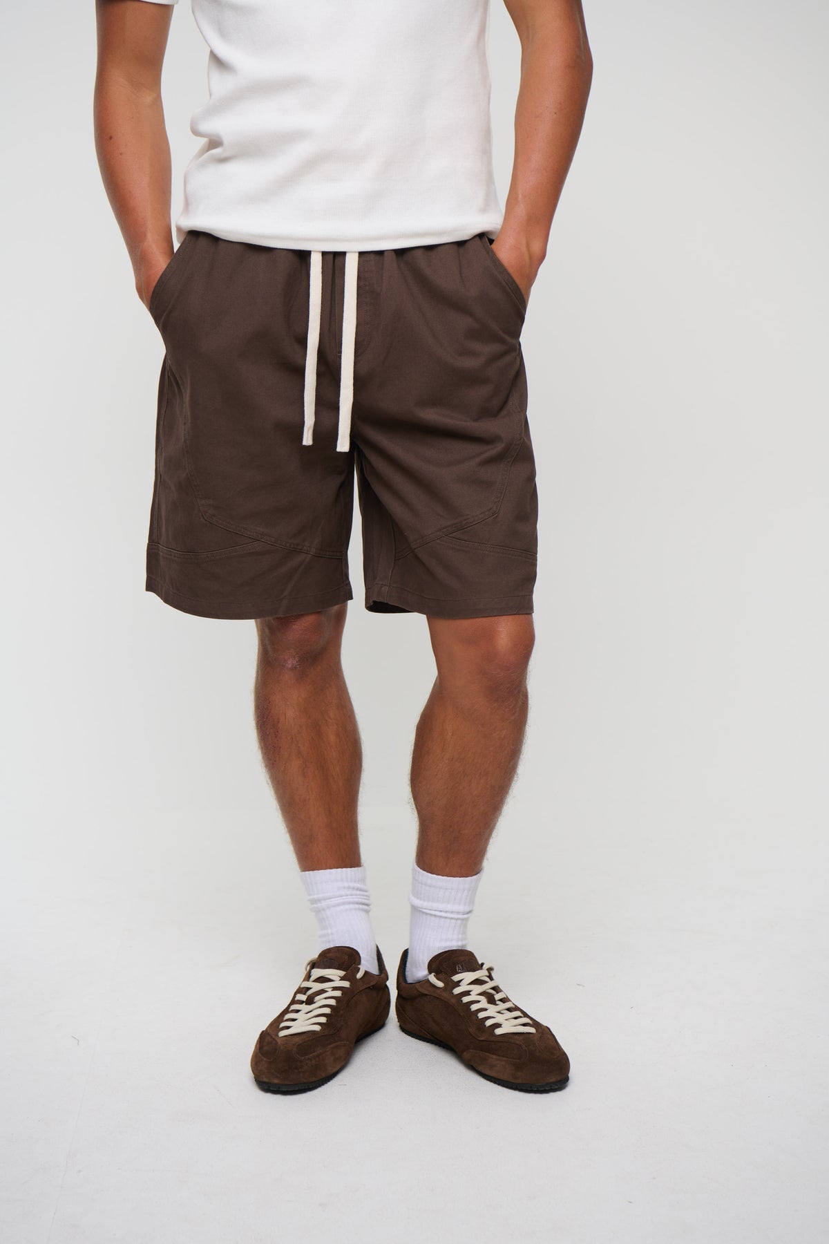 Harry Panelled Short Choc
