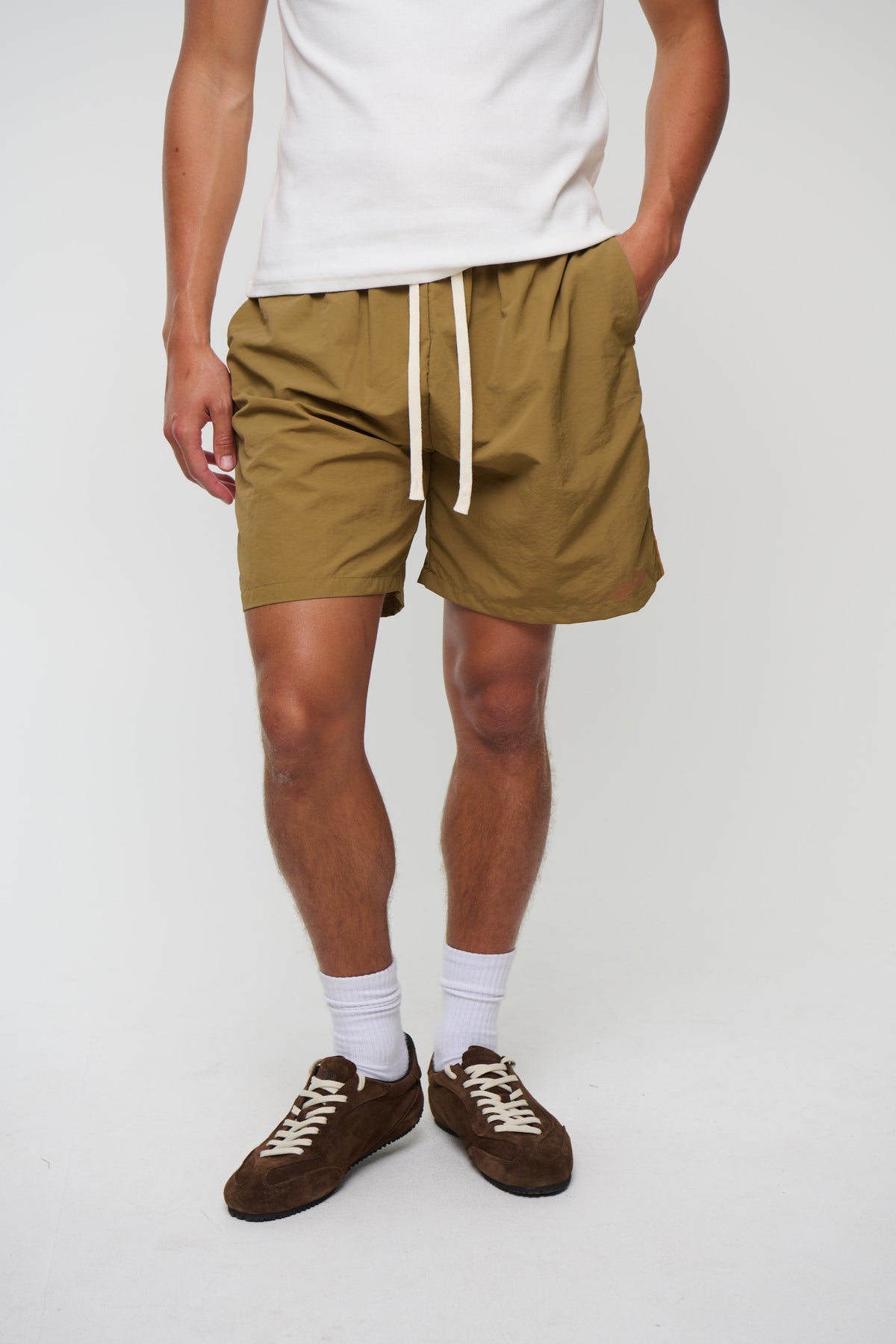 Tommy Beach Trunk Khaki