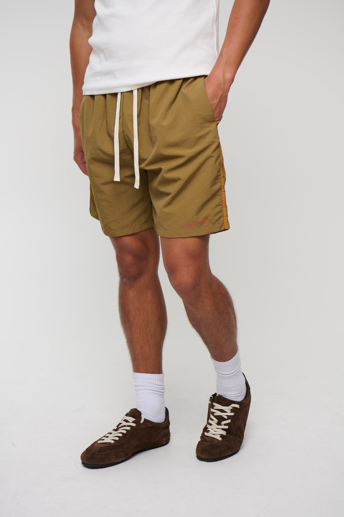 Tommy Beach Trunk Khaki
