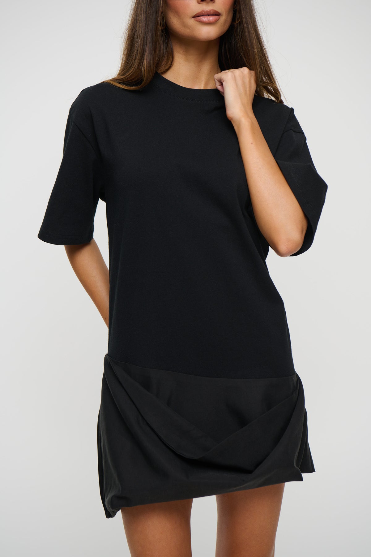 Phoebe T-Shirt Mini Dress Black