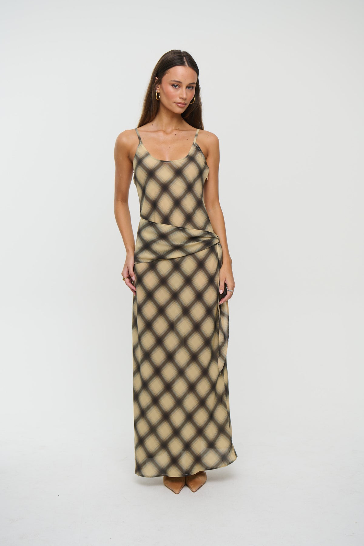 Eloise Maxi Dress Check