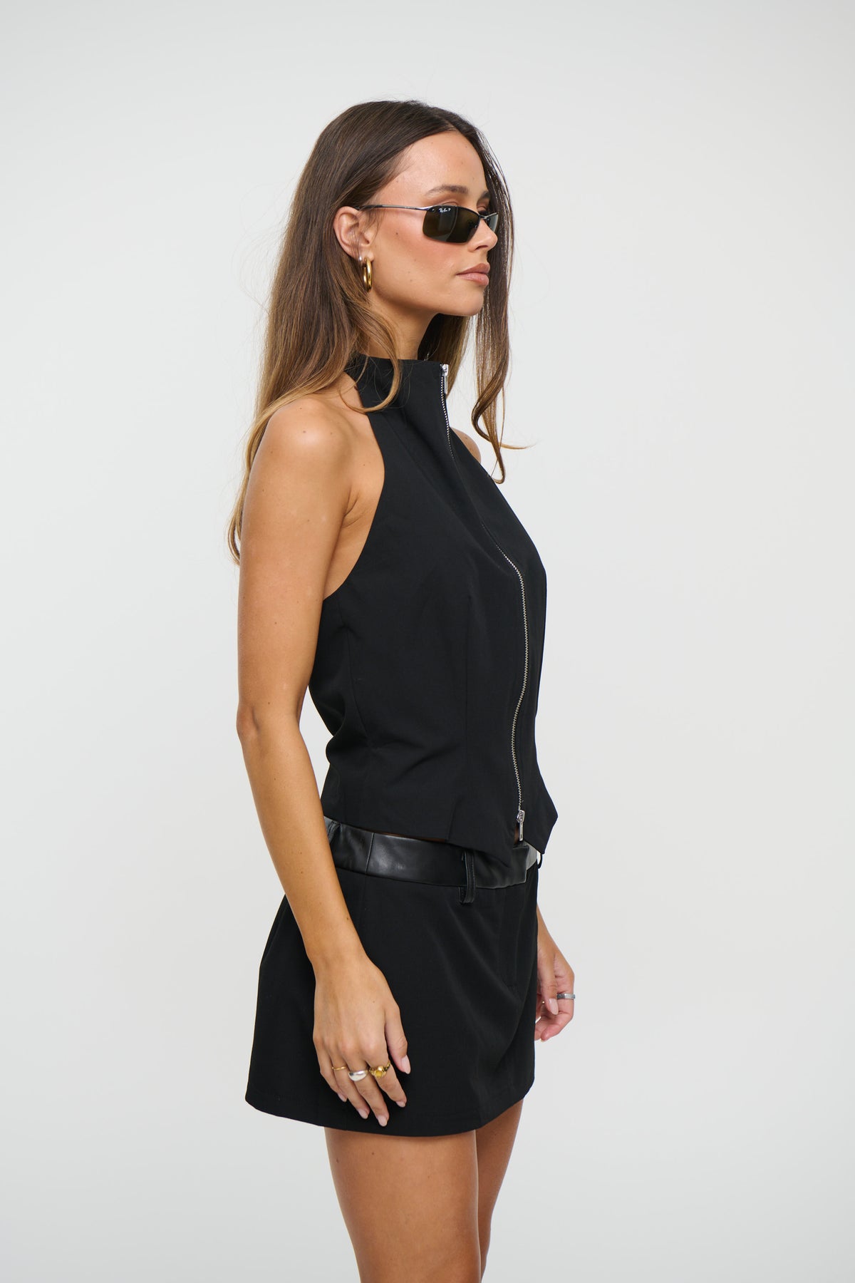 Penny Top Black
