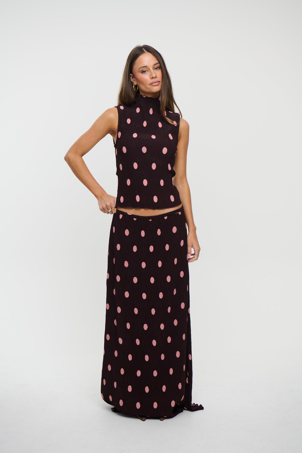Ford Maxi Burgundy Polka