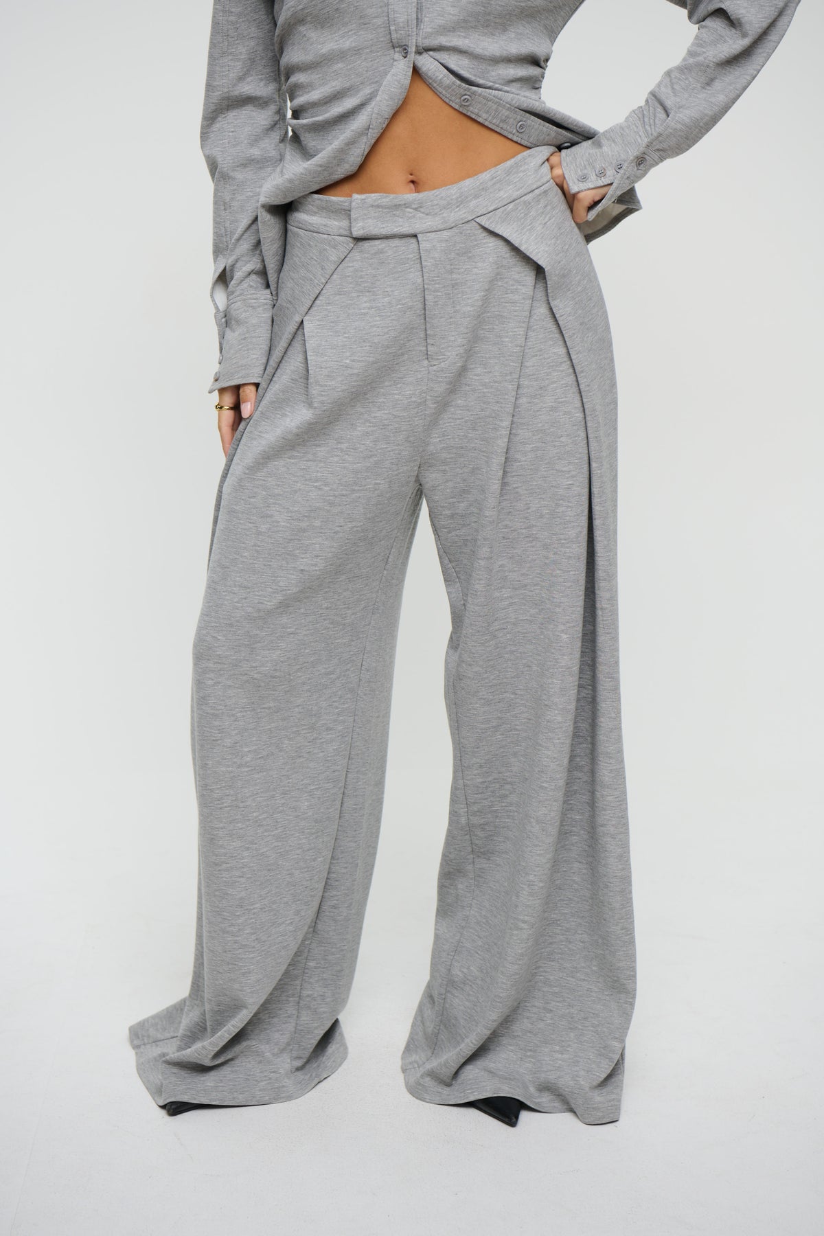 Adaia Pant Grey Marle