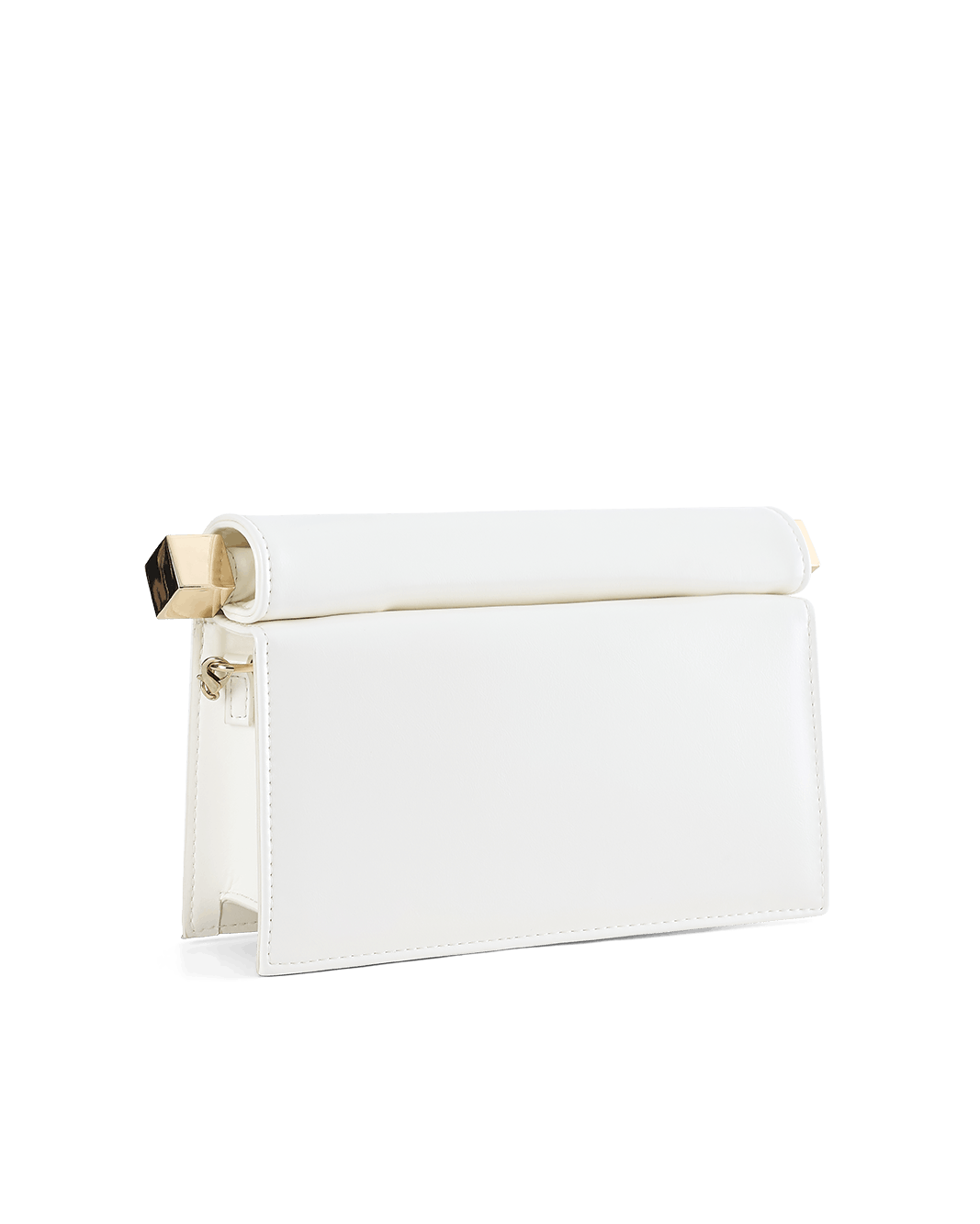 Carson Clutch Bag White Shine