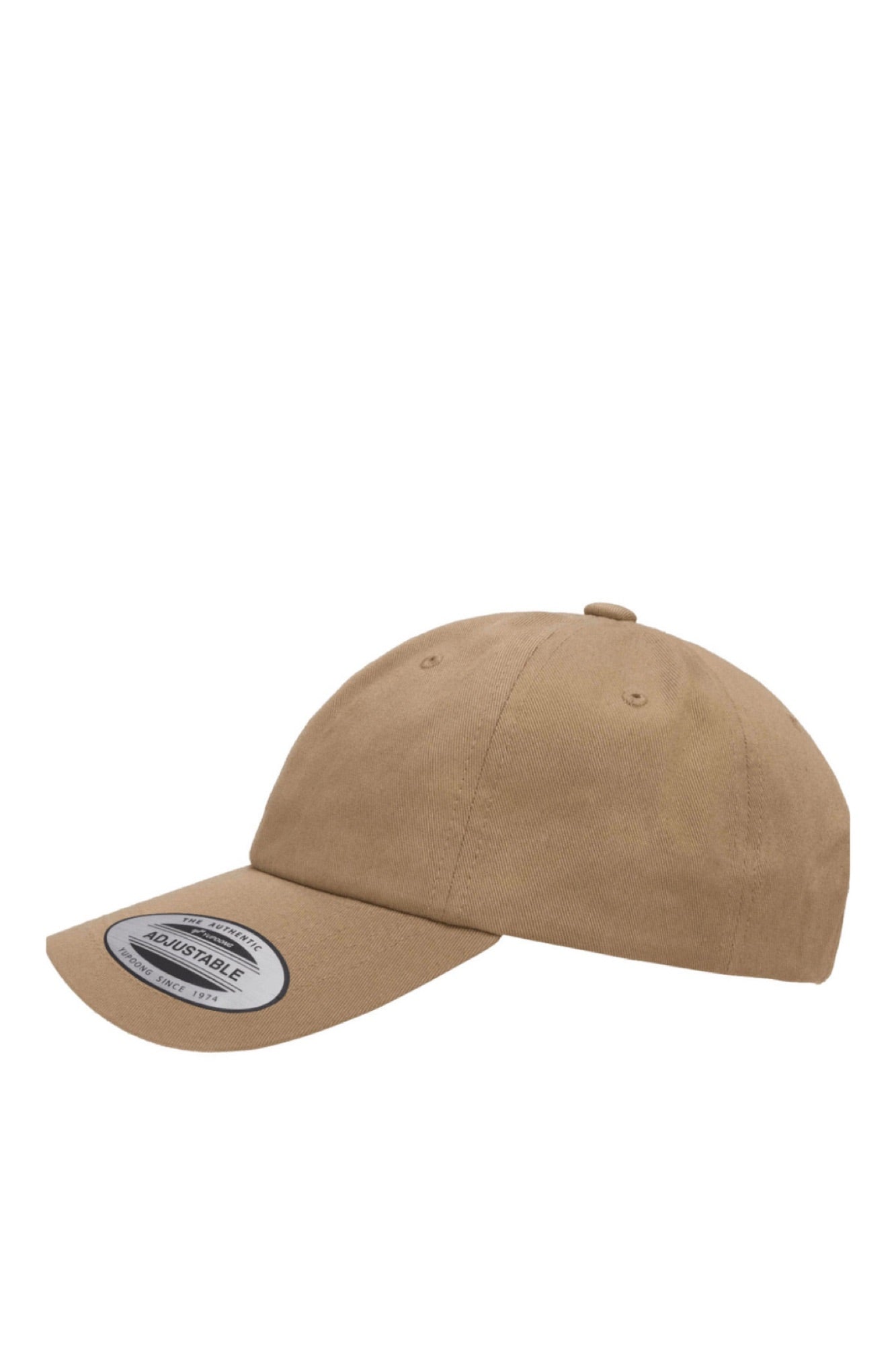 Low Profile Cotton Twill Dad Hat Khaki