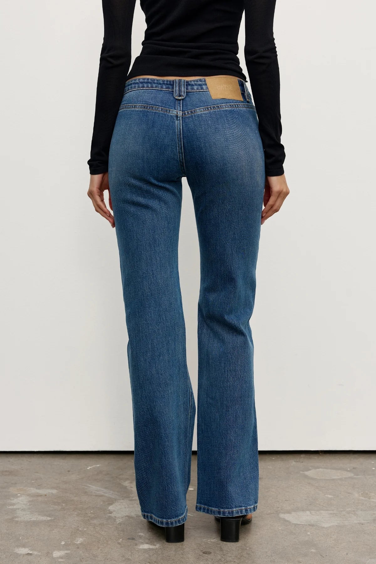 Dollie Stretch Bootleg Jean Blue Haze