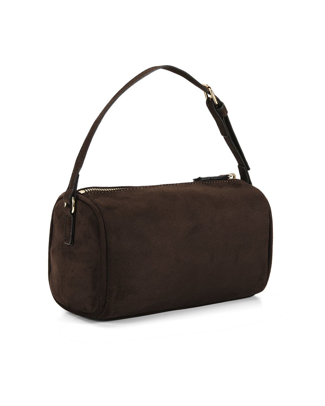 Donna Handle Bag Dark Cacao Suede