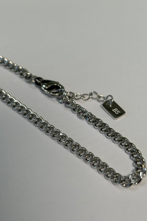 Premium NTH Dylan Chain Bracelet White Gold Plated