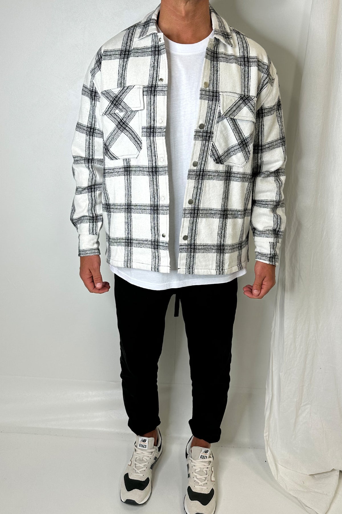Check Trucker Jacket Light - SALE