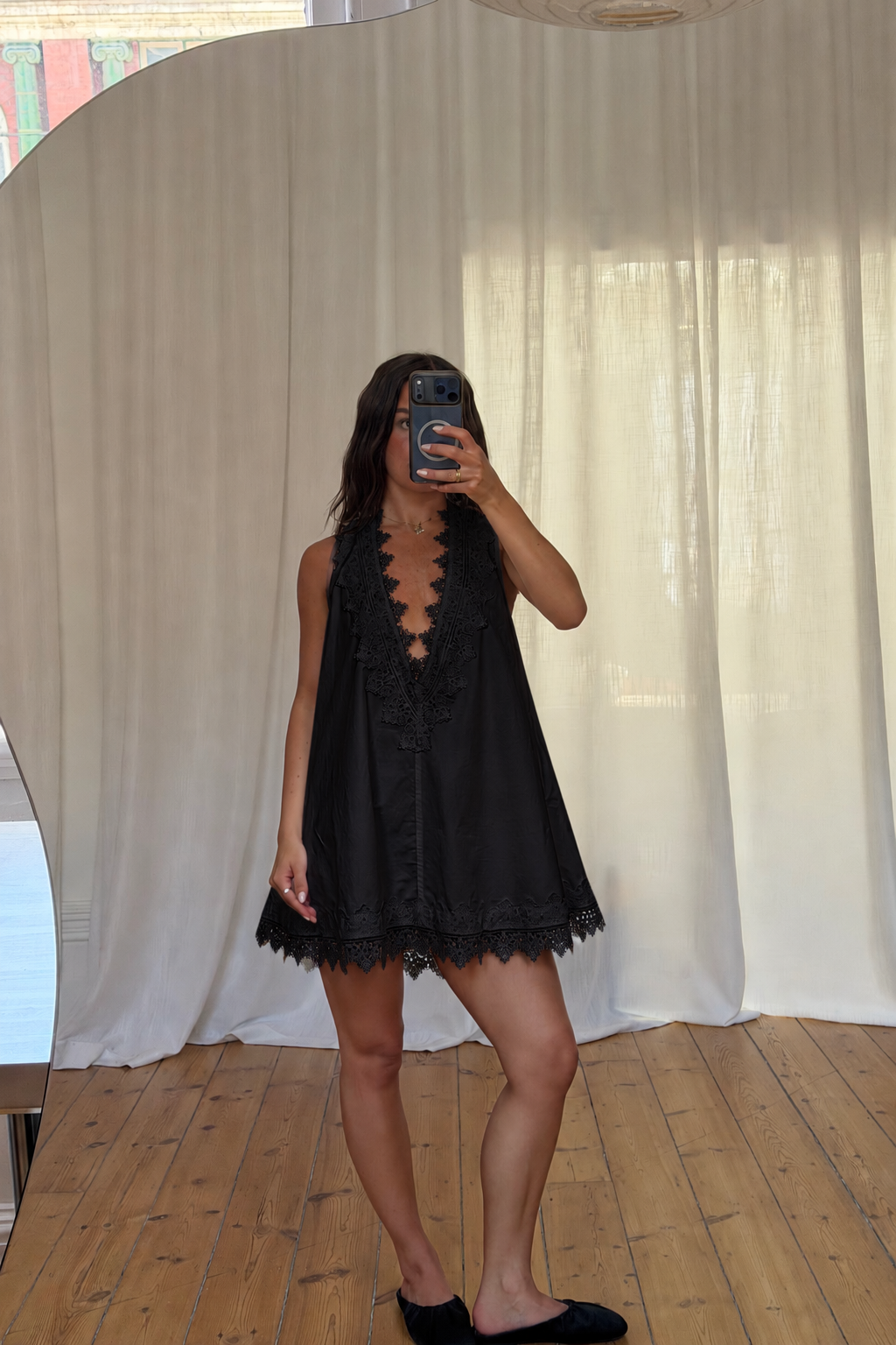 Elsa Mini Dress Black