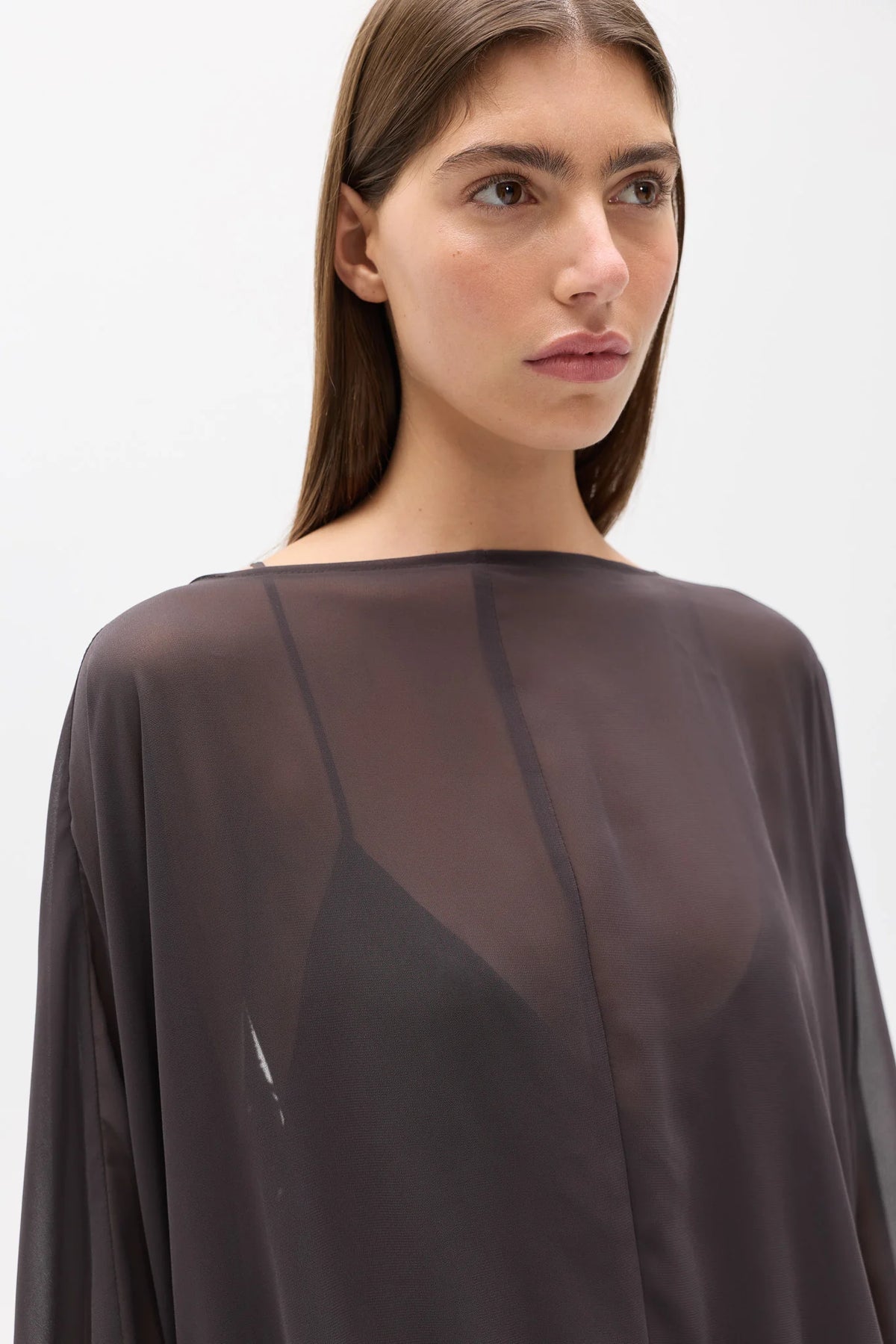 Evariel Mini Dress Truffle