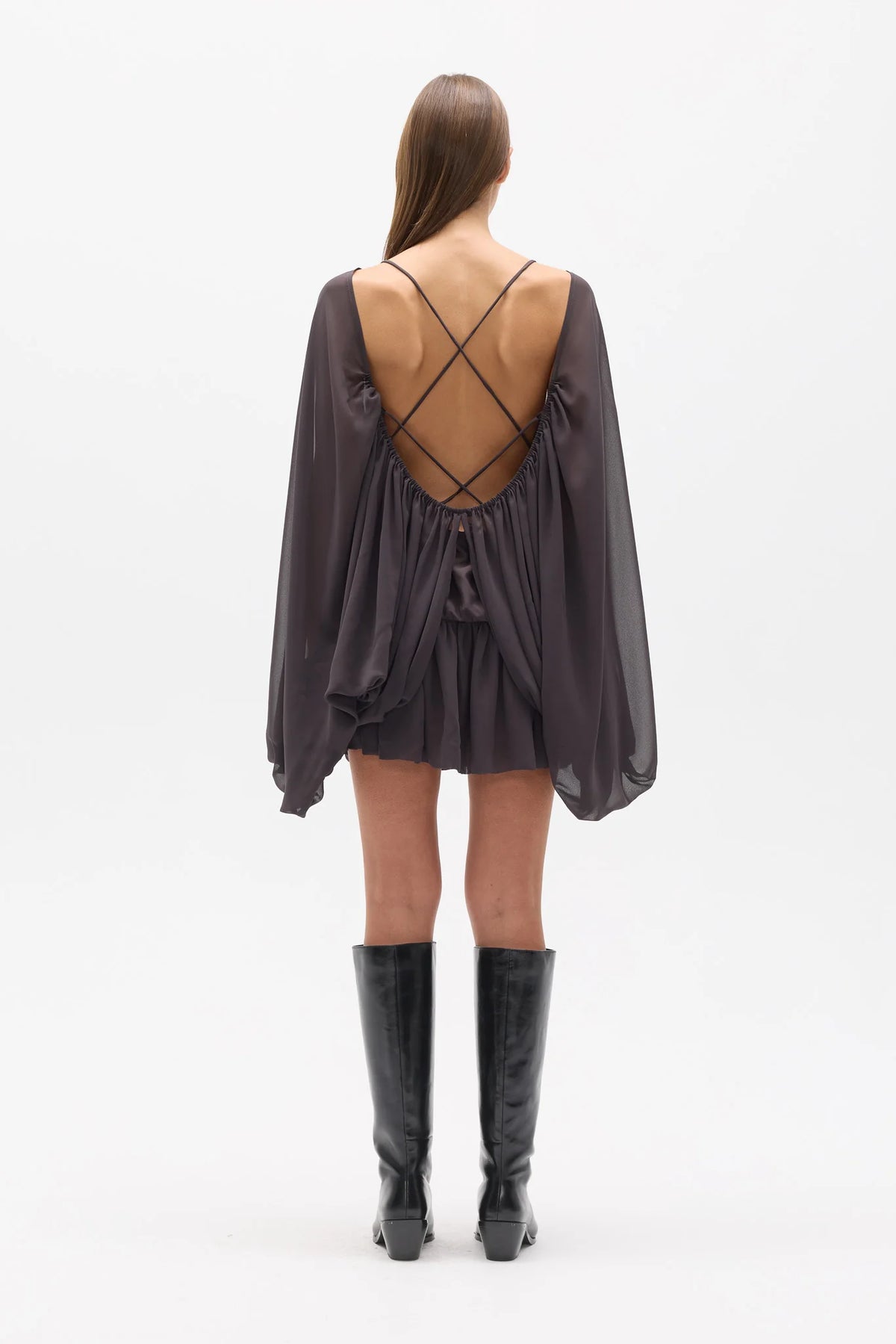 Evariel Mini Dress Truffle