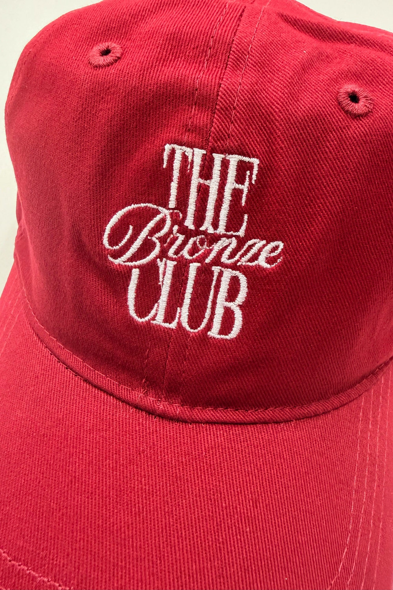 College Cap Bronze Club Carmine