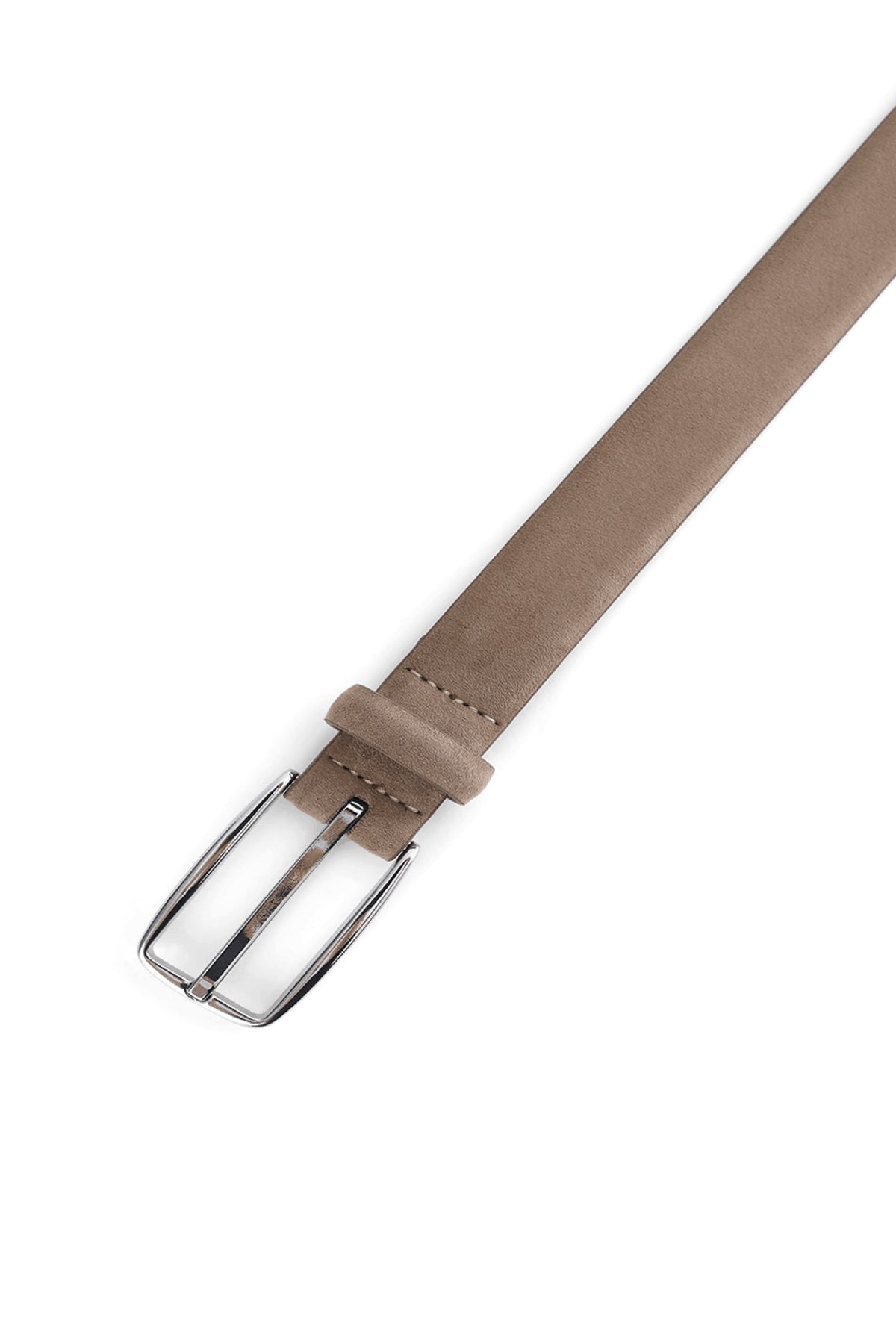 Helena Belt Fossil Suede-Silver