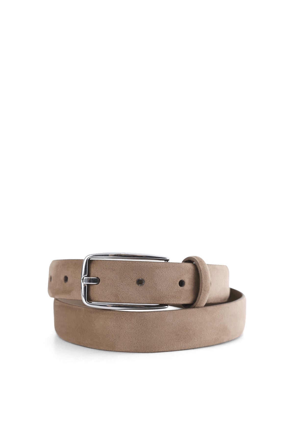Helena Belt Fossil Suede-Silver