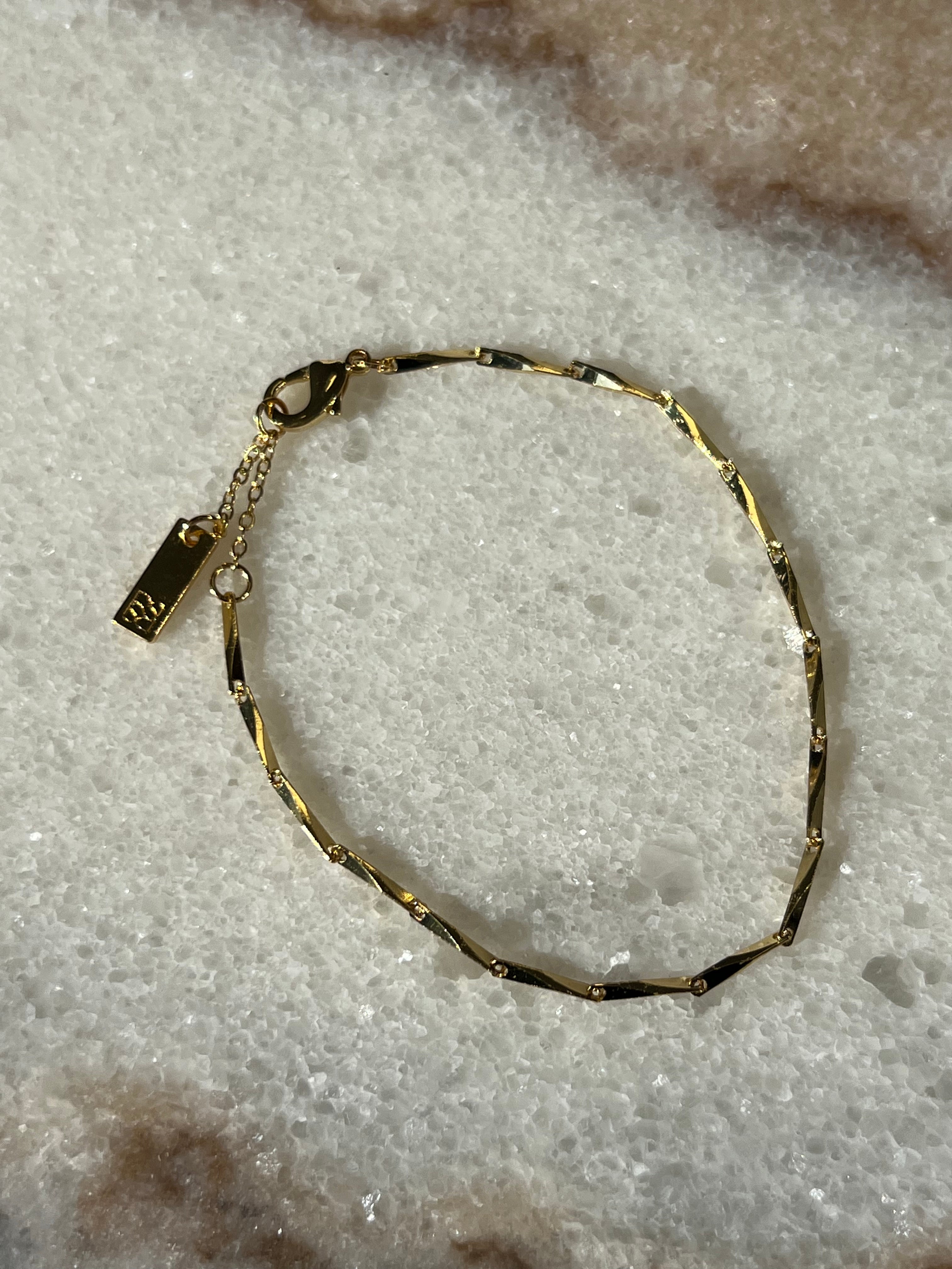 Dylan Chain Bracelet 18K Gold Plated