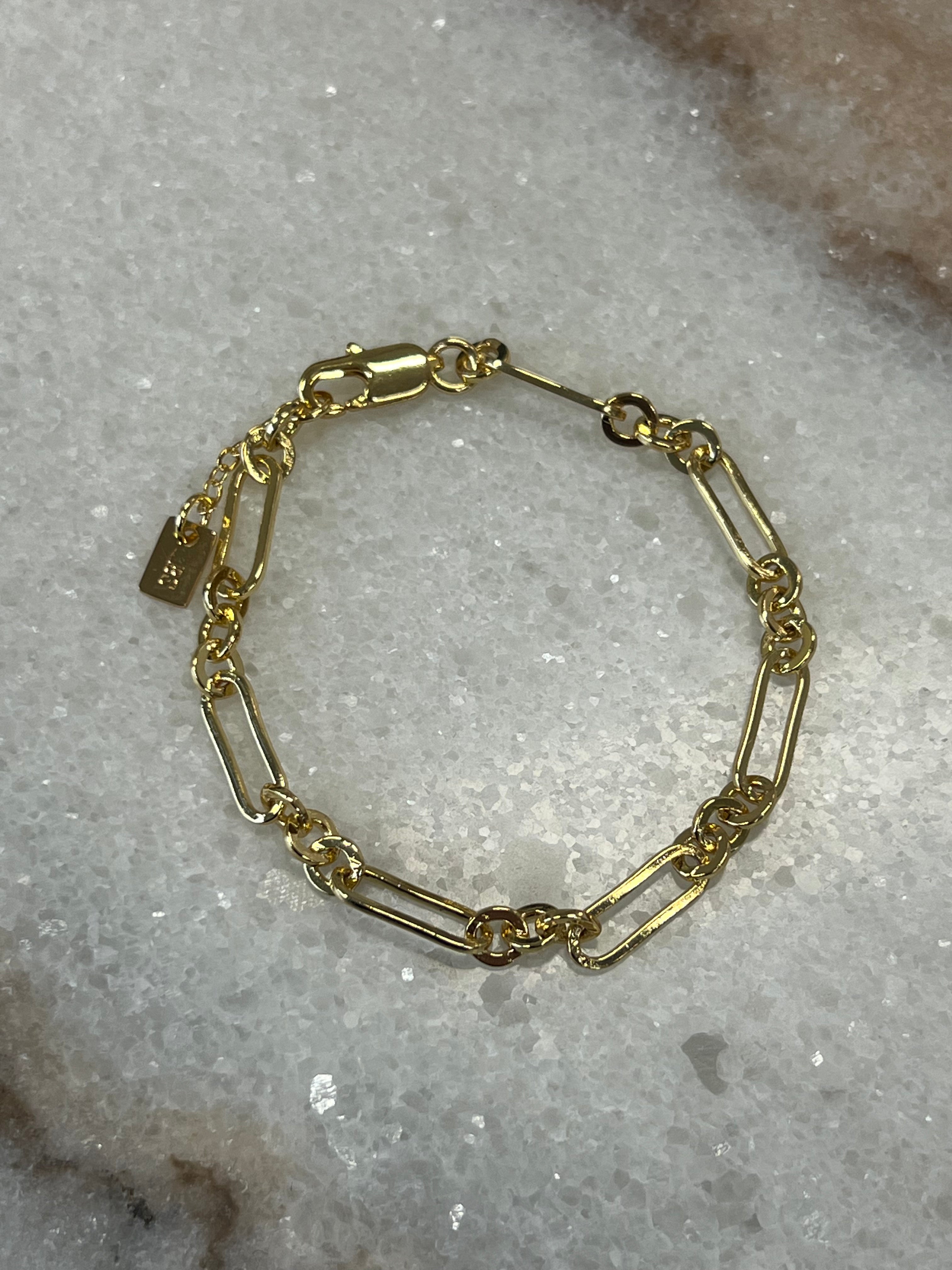 Berlin Chain Bracelet 18K Gold Plated