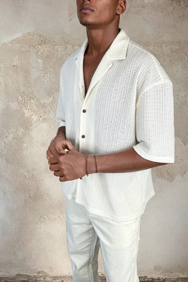 Raf Cropped Shirt Weave