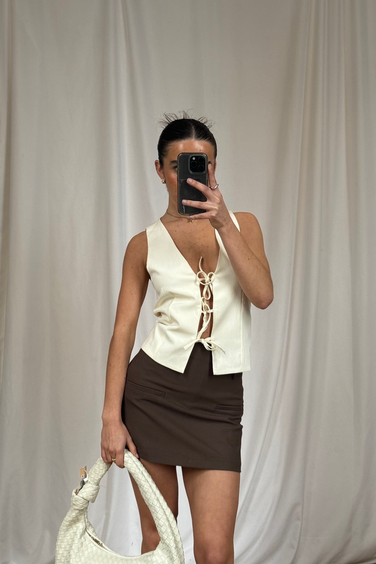 Samaya Skort Dark Brown