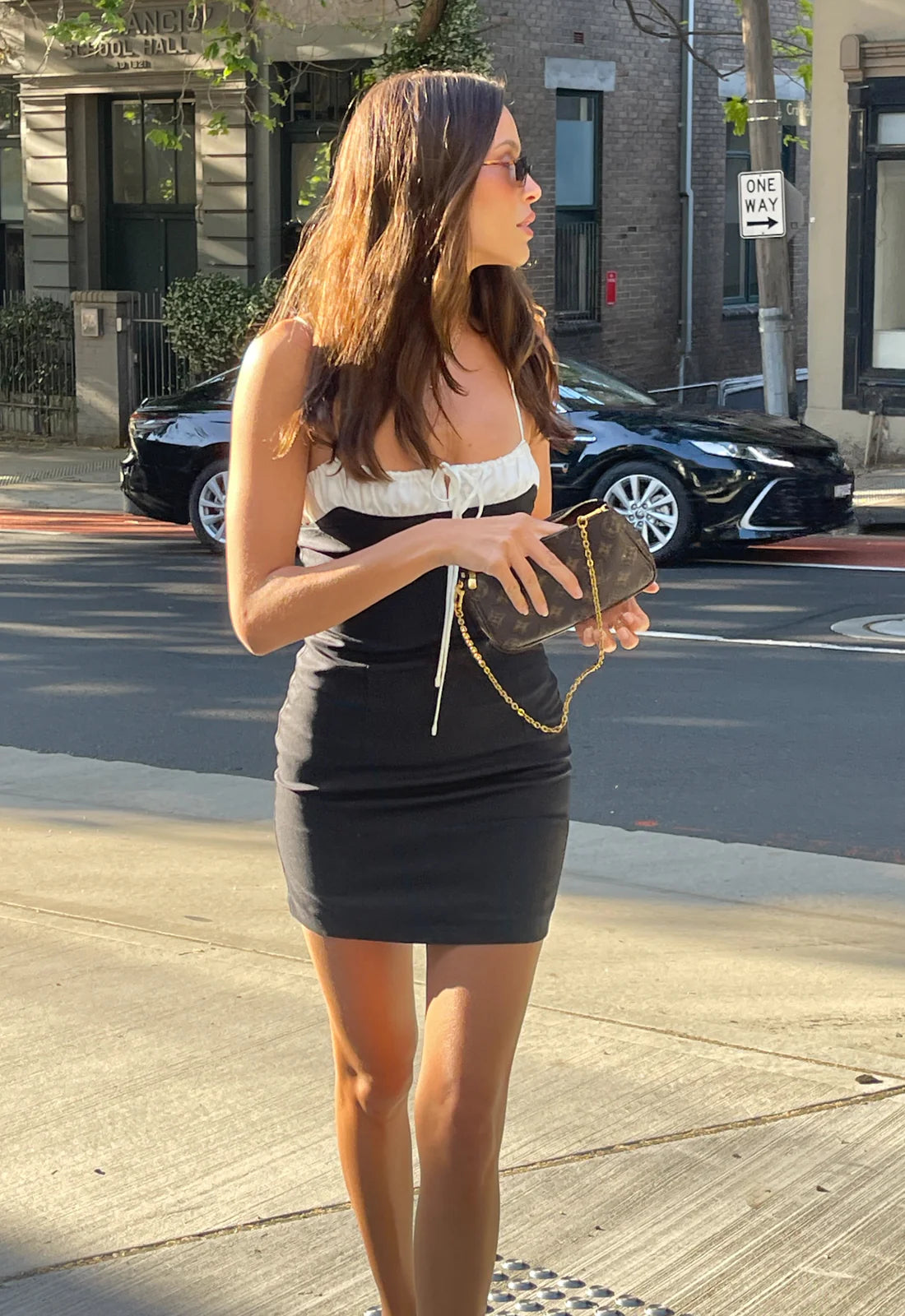 Saint Mini Dress Onyx - FINAL SALE