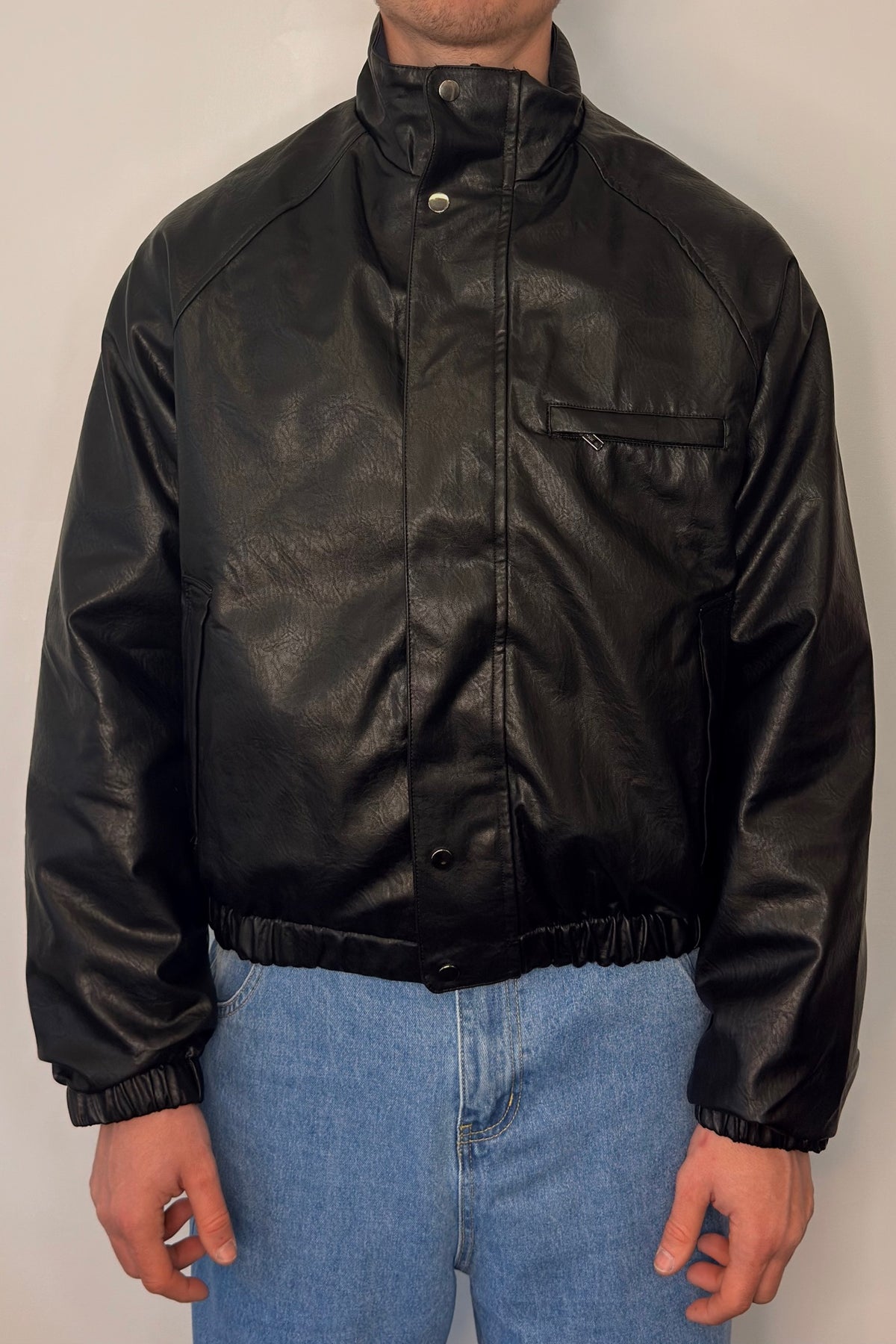 Reversible Vintage Bomber Black