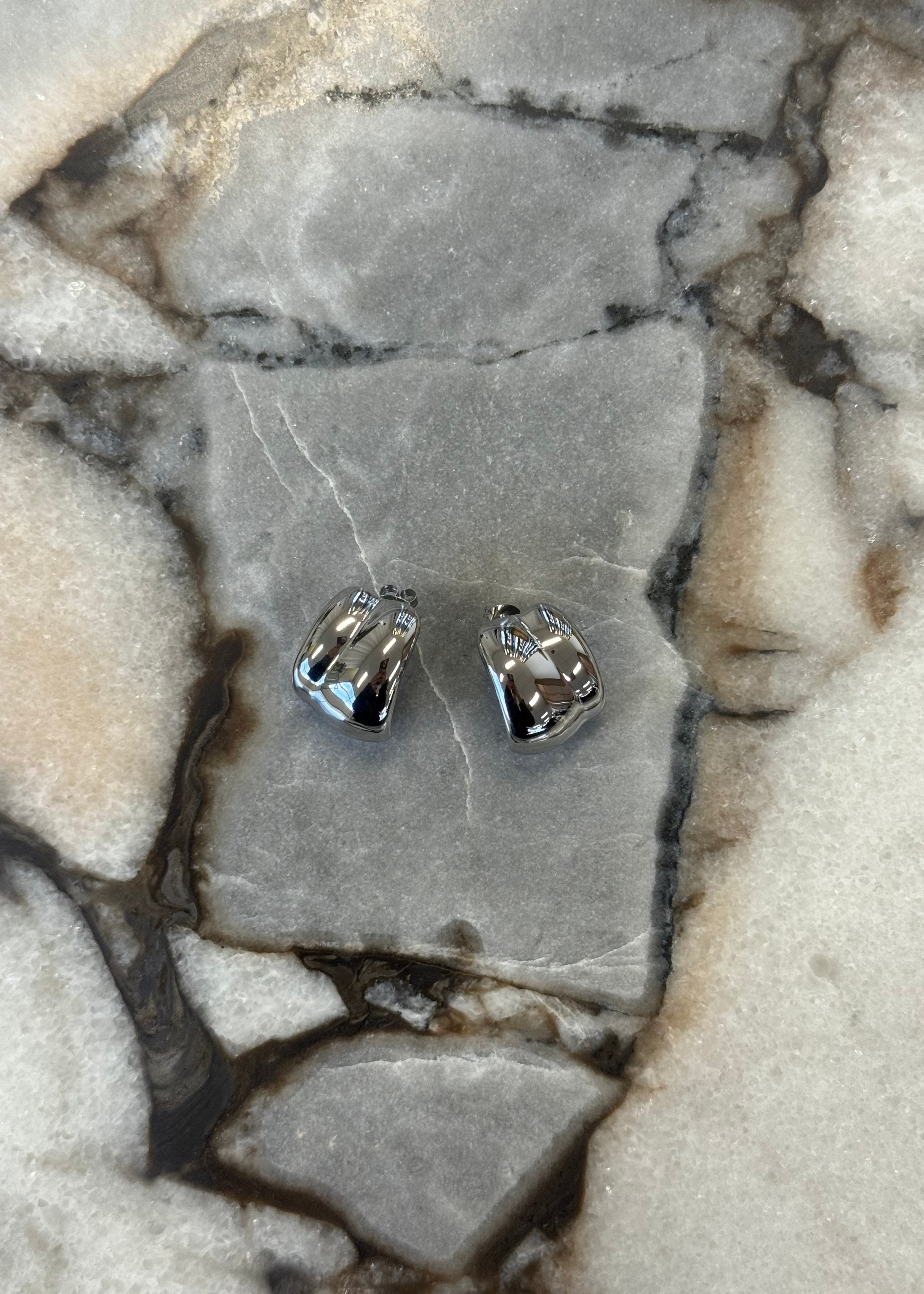 Jeanie Statement Earring Silver