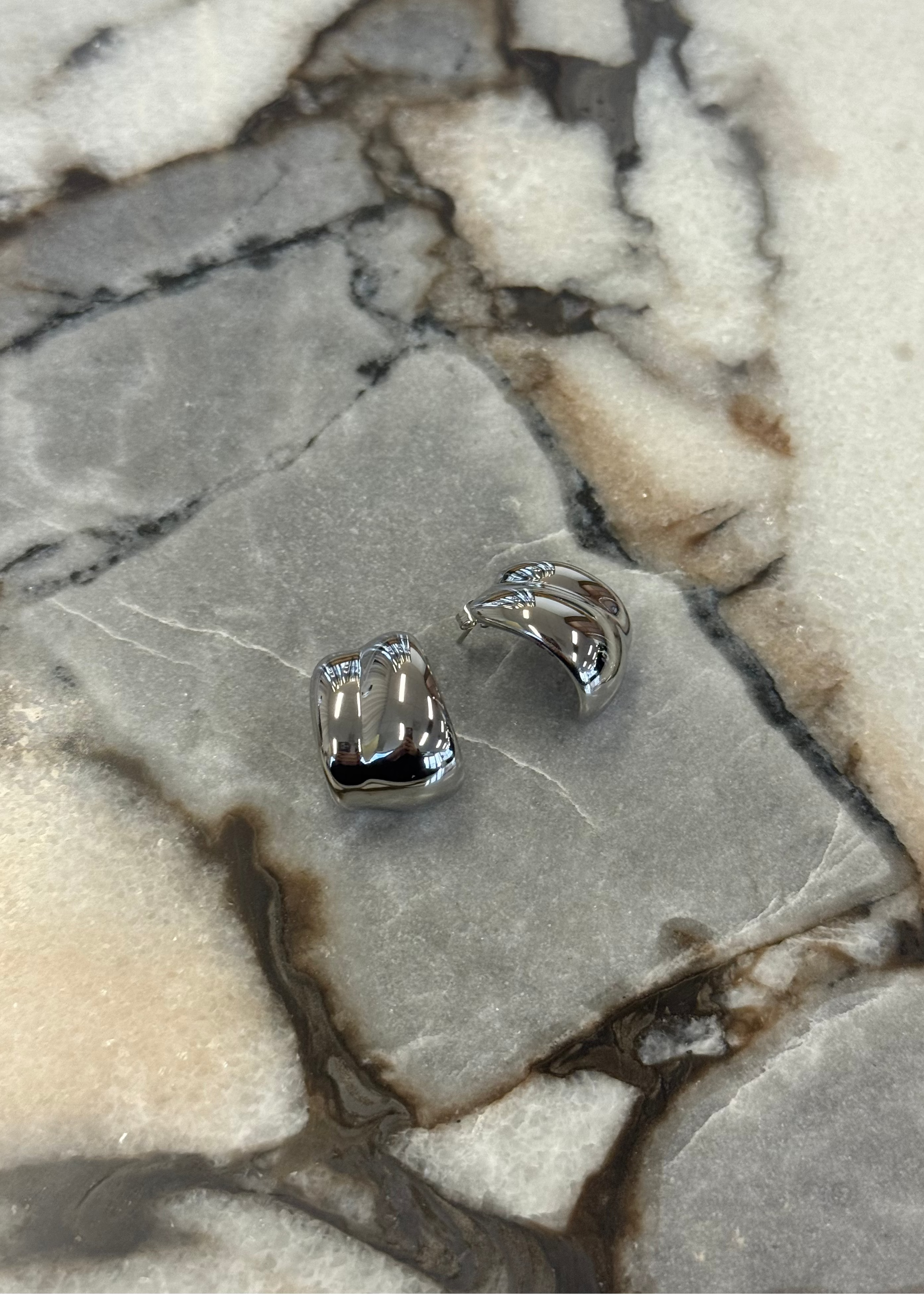 Jeanie Statement Earring Silver