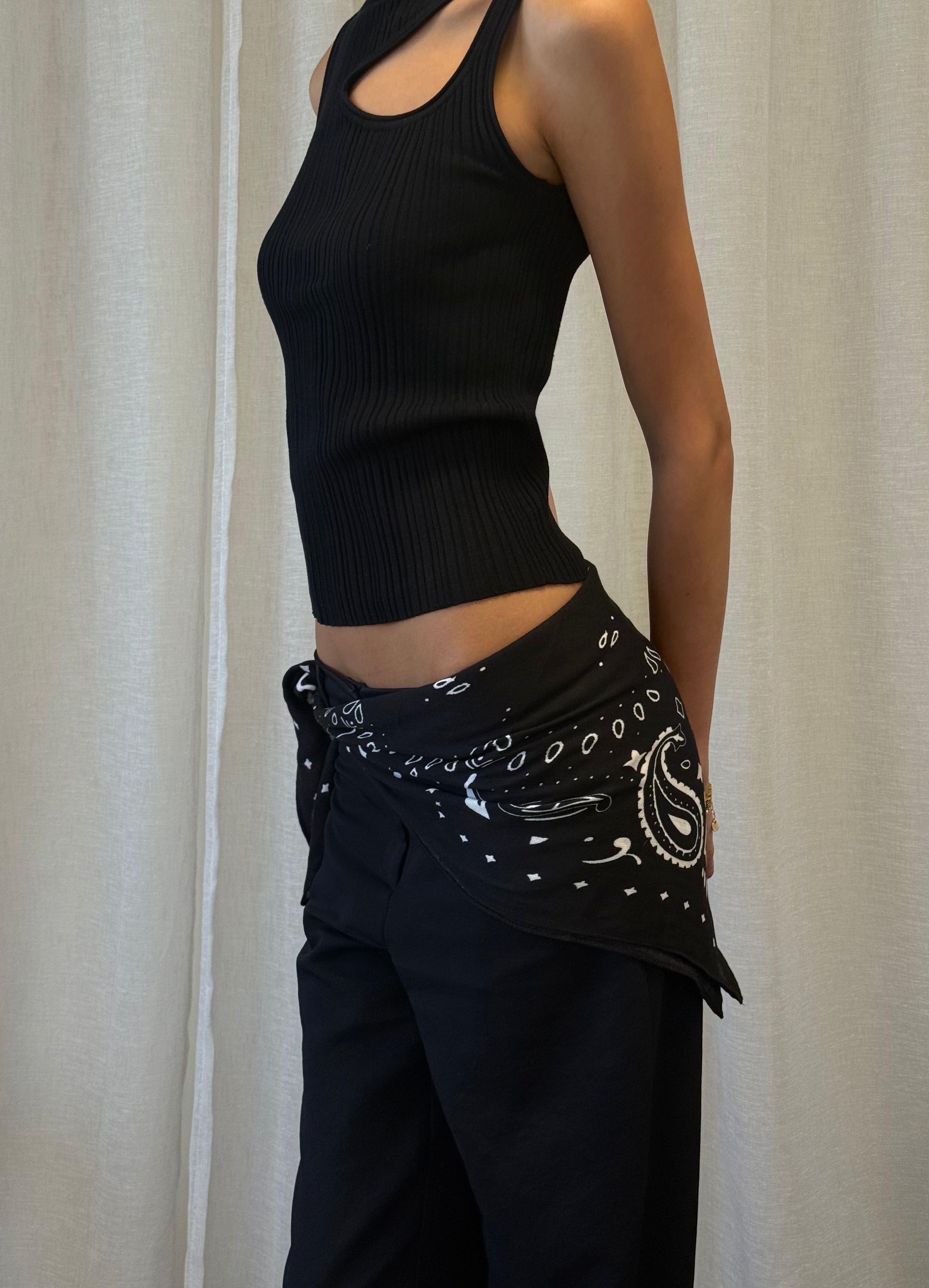 Soleil Scarf Black