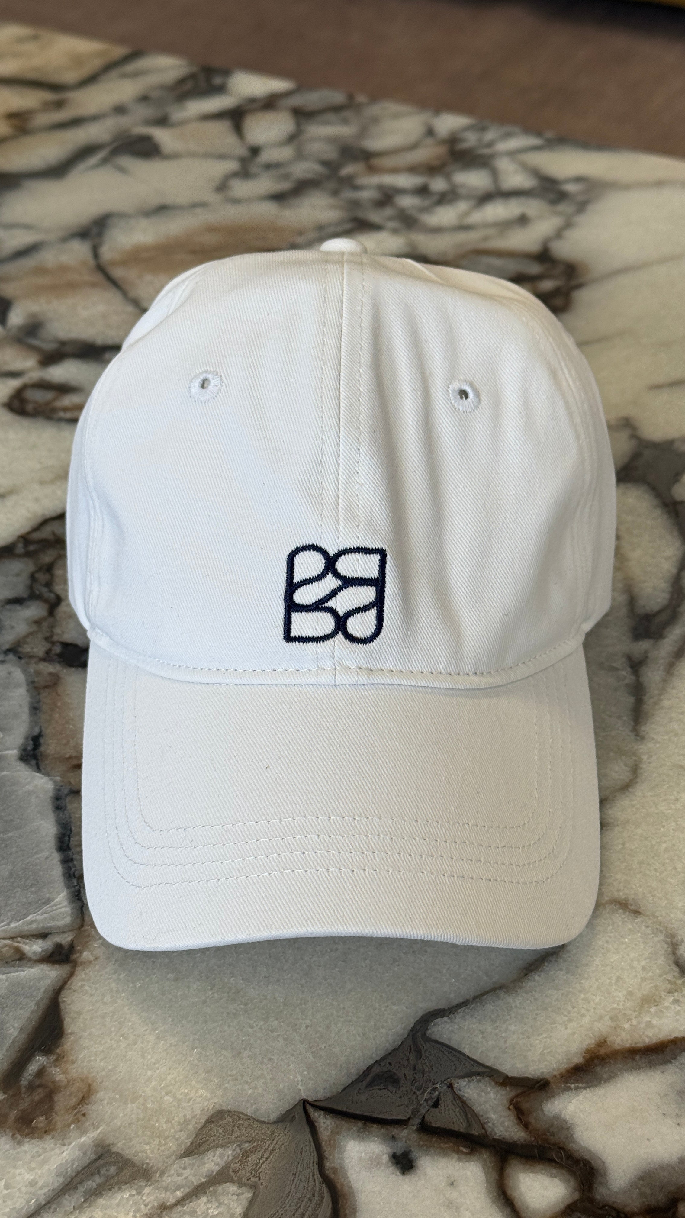 College Cap Lettermark White