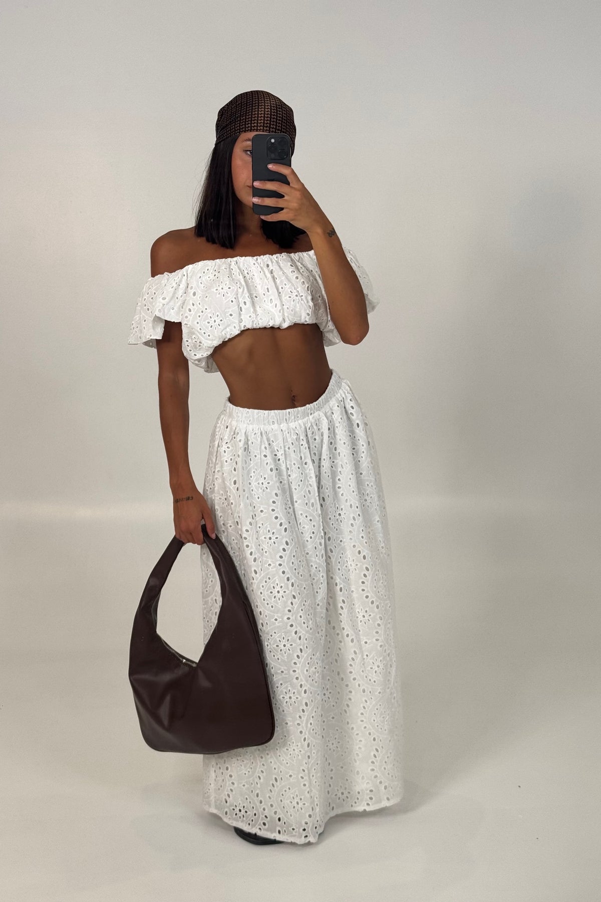 Jemima Skirt White