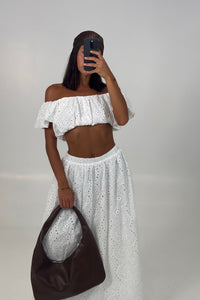 Jemima Skirt White