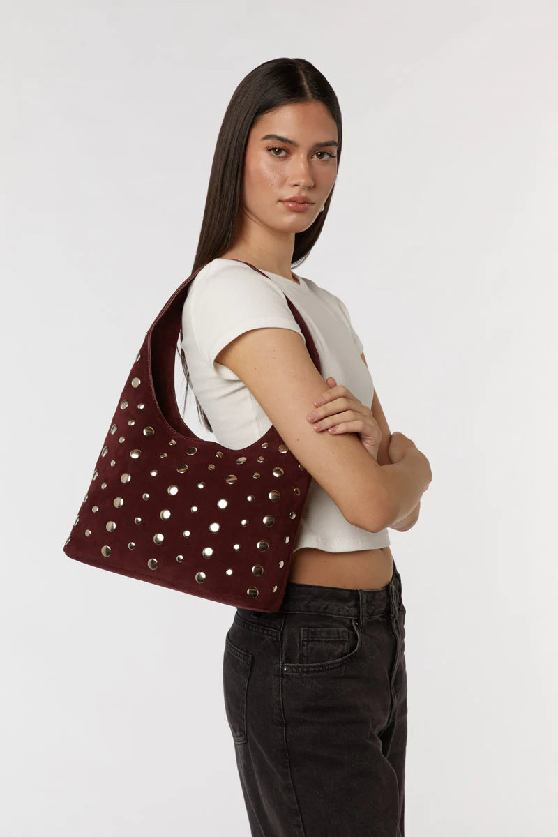 Jenni Bag Merlot Suede
