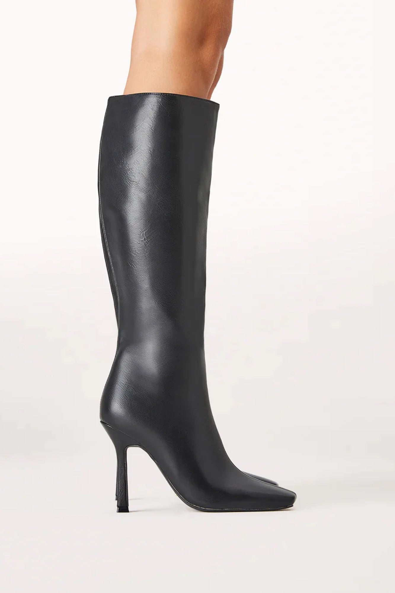 Lainey Knee High Boot Black