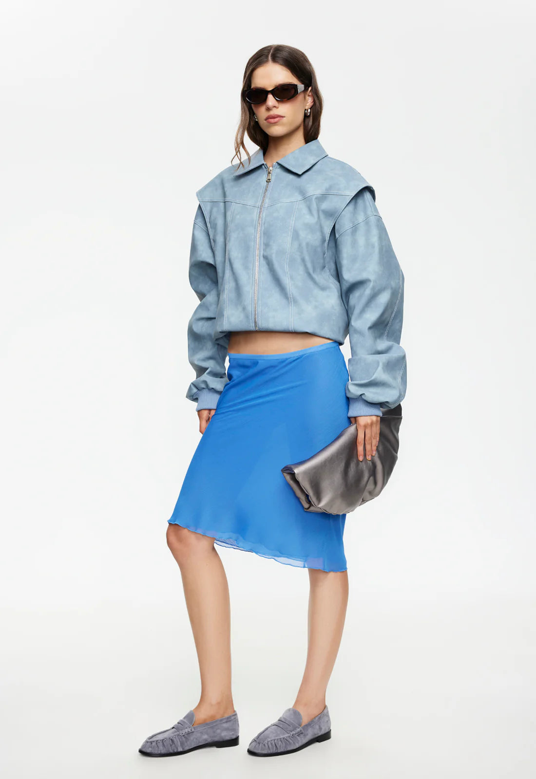 Shoreline Midi Skirt Persian Jewel