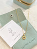 Birthstone 18K Gold Plated Necklace - Feb