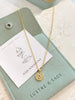 Birthstone 18k Gold Plated Necklace - March