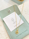 Birthstone 18k Gold Plated Necklace - May