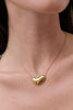 Bean Pendant Necklace Gold