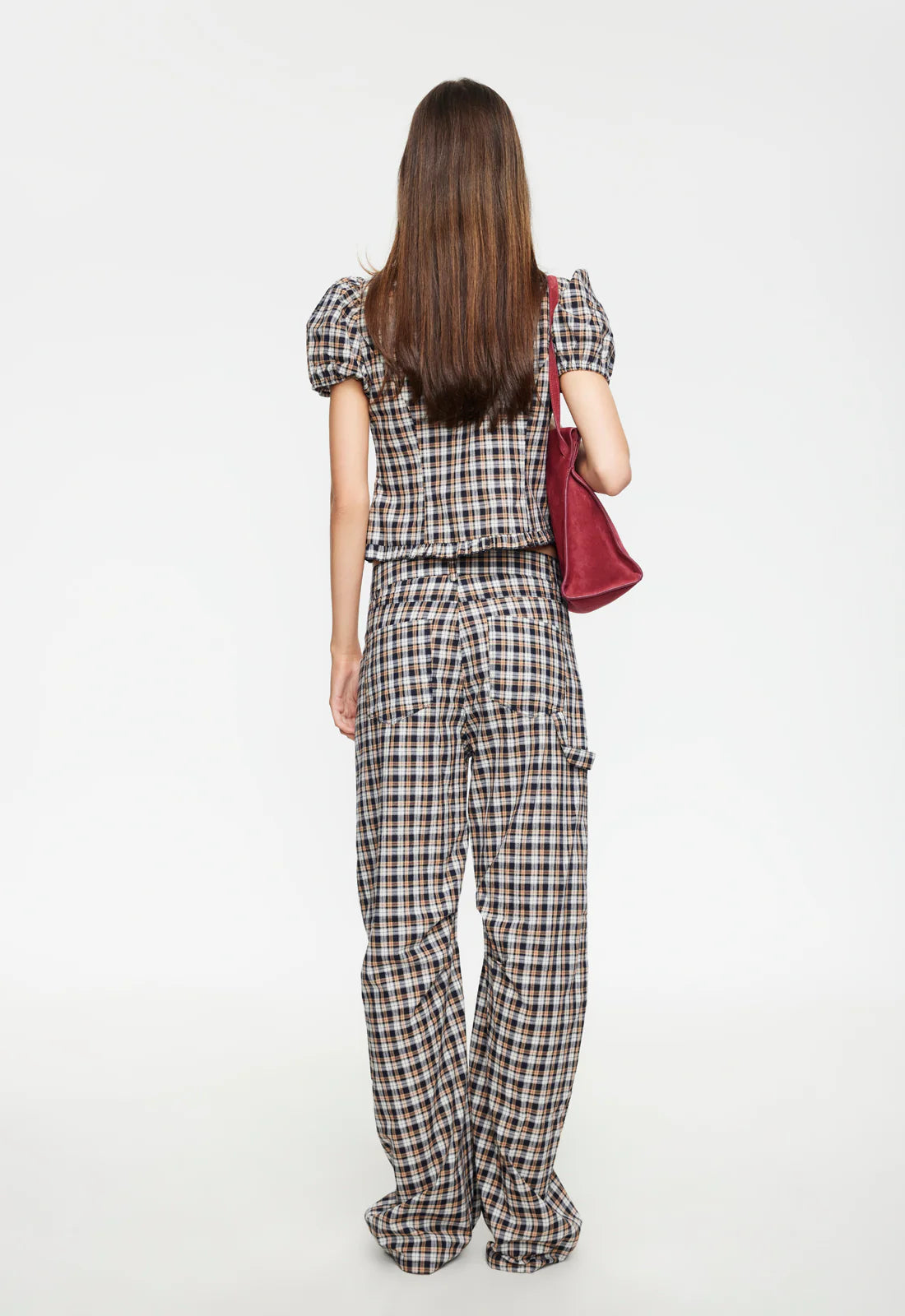 Miami Vice Pant Beige Tartan