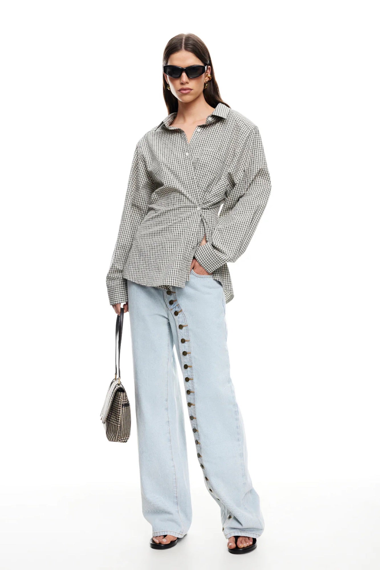 Notting Hill Shirt Cream Check
