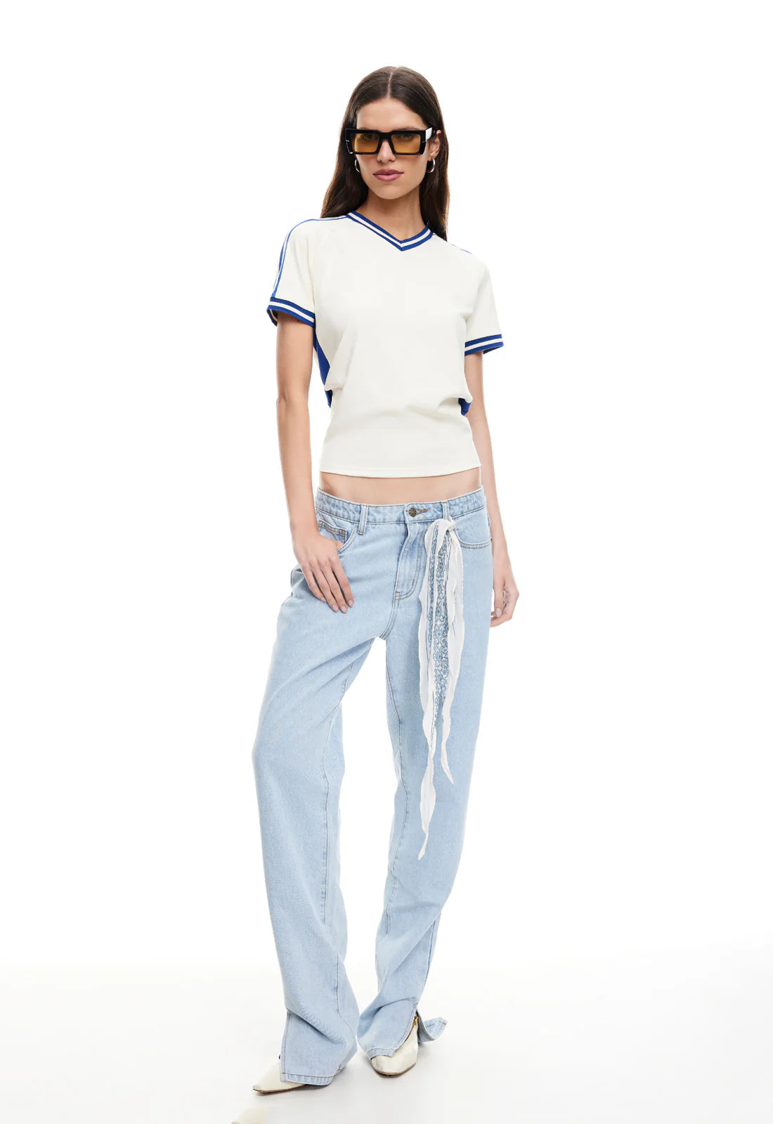 Starlet Tee Midnight Stripe