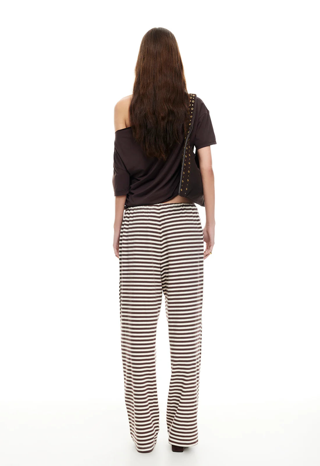 Bloom Pant Dark Chocolate Stripe